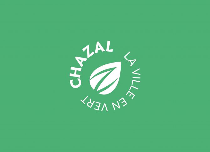 Logo Chazal, entretien des espaces verts, création d'espaces paysagés, elagage