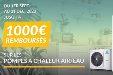 Offre de remboursement PAC Air/Eau
