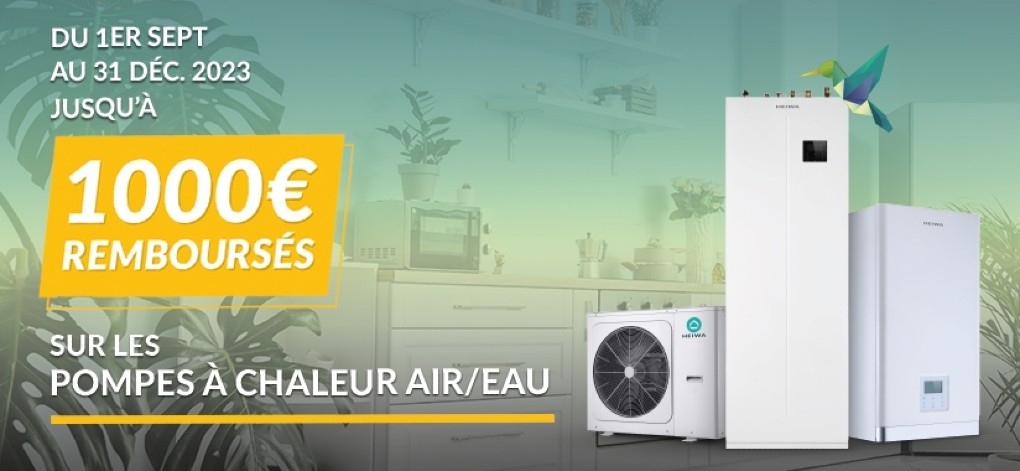 Offre de remboursement PAC Air/Eau