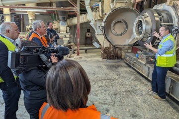 Les élus d’Auvergne-Rhône-Alpes se déplacent dans l’Ain pour découvrir la filière des granulés de bois