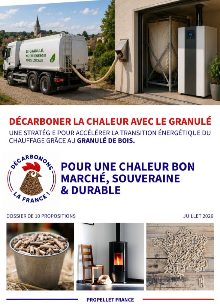 Décarbonation de la chaleur : Propellet propose 10 mesures alternatives à la trajectoire actuelle