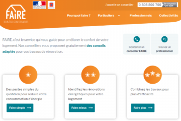Faire.fr, une nouvelle plateforme permettant de simplifier les travaux de rénovation énergétique des logements