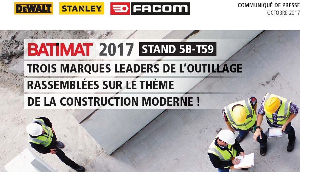 Batimat 2017 : Stand 5B-T59