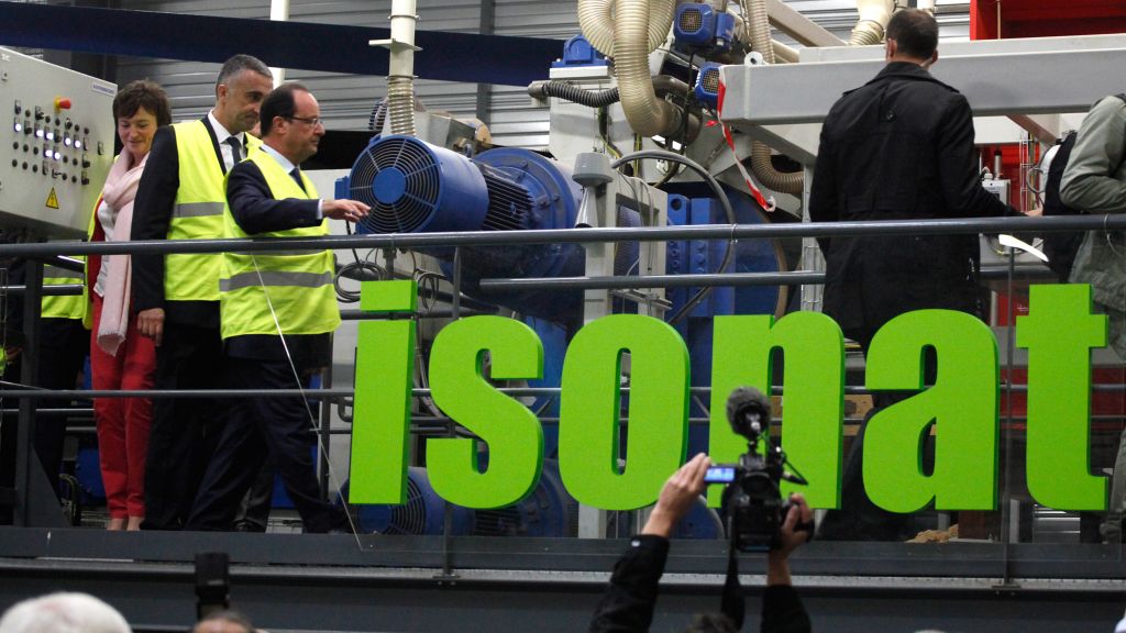 François Hollande a inauguré le nouveau site industriel d'Isonat