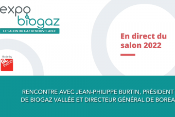 Salon ExpoBiogaz : Jean-Philippe Burtin, président de BioGaz Vallée et directeur général de Borea