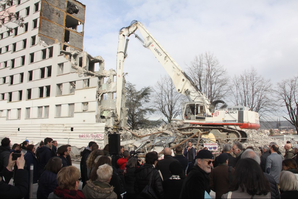 Le plus grand chantier de déconstruction d’Europe officiellement lancé à Clermont-Ferrand par Assemblia