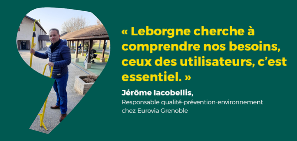 Jérôme Iacobellis, responsable qualité-prévention-environnement chez Eurovia Grenoble : « Leborgne a bien conscience que le client final, c’est le salarié sur le chantier »