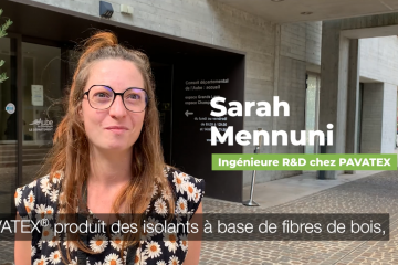 FRD- 6ème colloque Fibres Naturelles et Polymères 2022 - ITW Sarah Mennuni, Ingénieure R&D - Pavatex